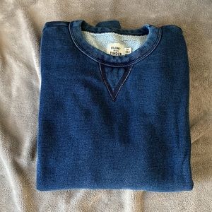 Indigo Fleece 10-Year Crewneck Sweatshirt